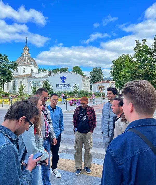 Arrival to Daugavpils City